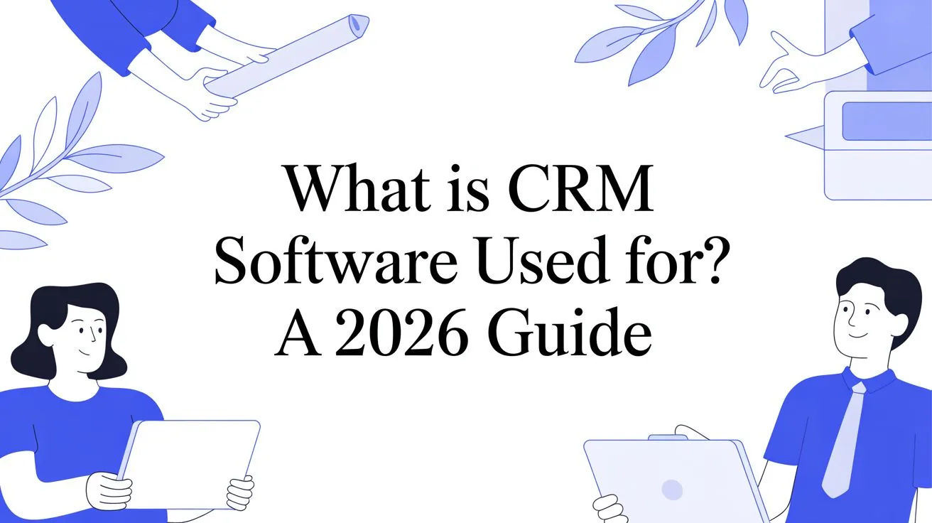 What Is CRM Software Used For? A 2026 Guide