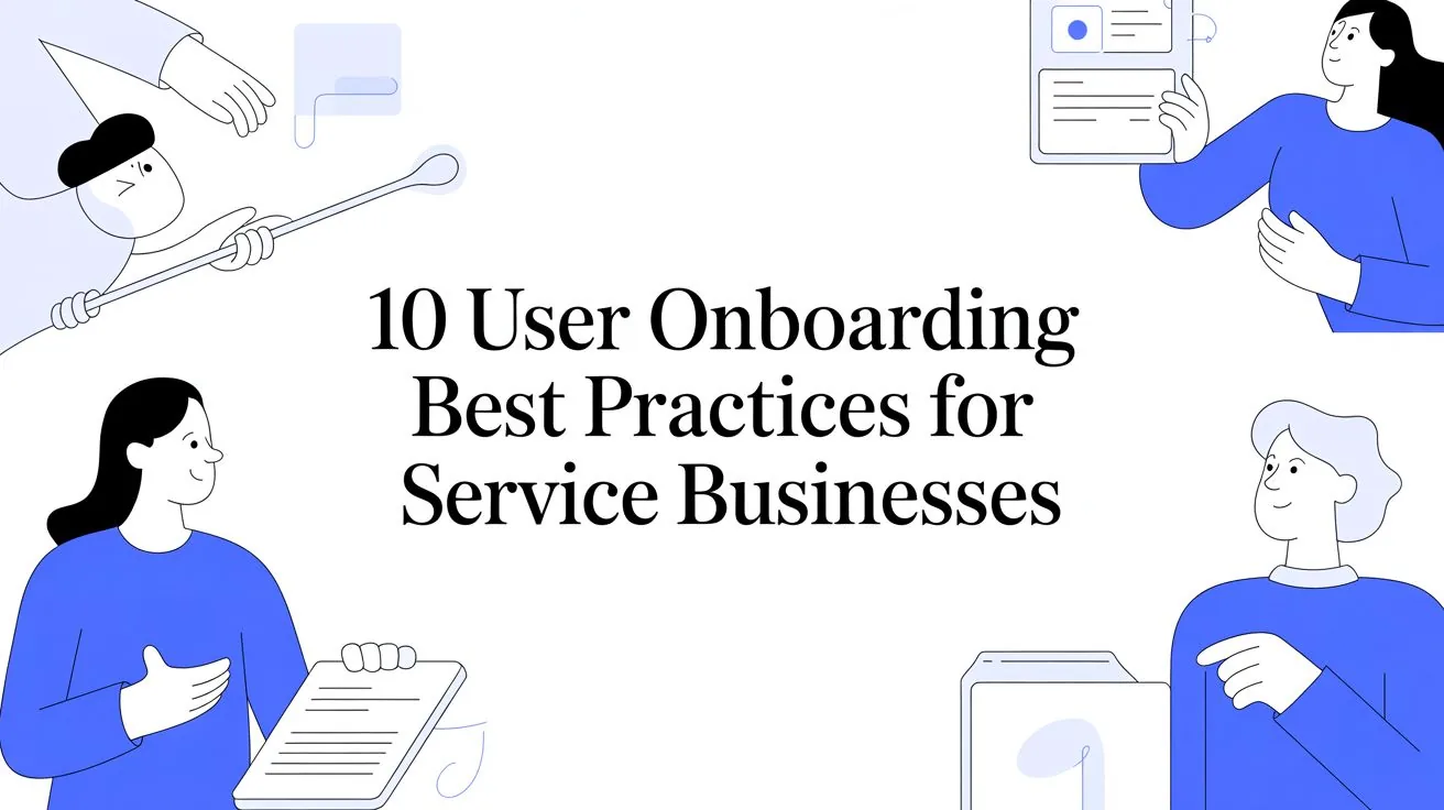10 User Onboarding Best Practices for Service Businesses